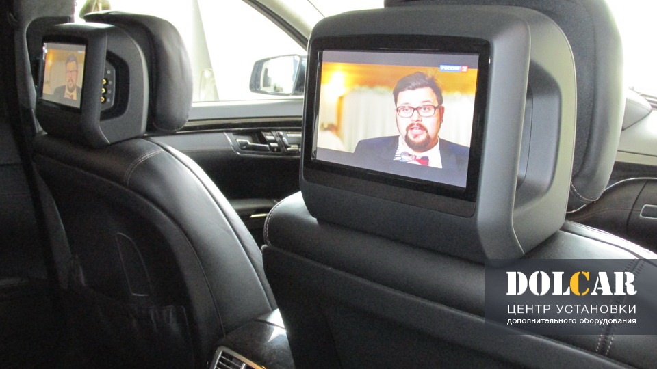 Цифровое телевидение в Mercedes S-класс w221 управление с штатного пульта