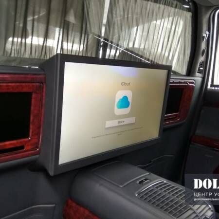 Установка телевизора 22″ и Apple tv 4 в Maybach 6,2 или Mercedes w240